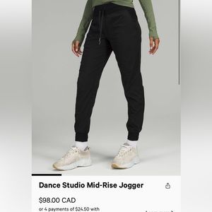 Lululemon dance studio joggers